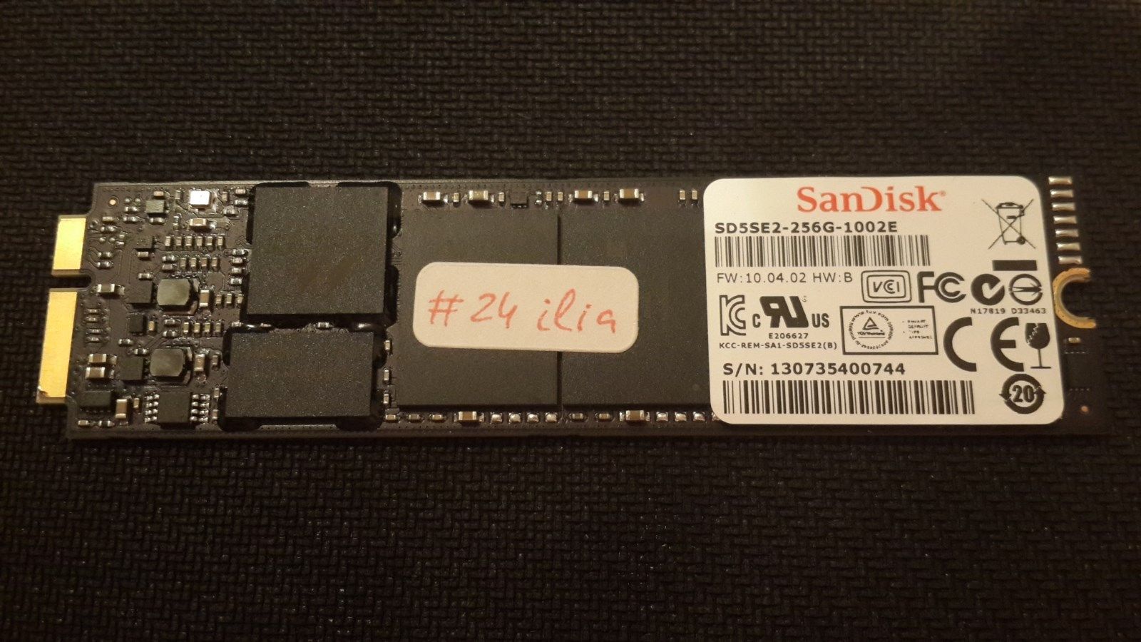 SSD Msata M2 Sandisk 256GB.JPG